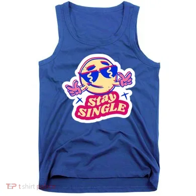 Stay Single Smiley Tank Top