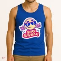 Stay Single Smiley Tank Top thumb 3
