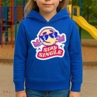 Stay Single Smiley Kids Hoodie thumb 3