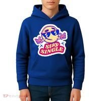 Stay Single Smiley Kids Hoodie thumb 4