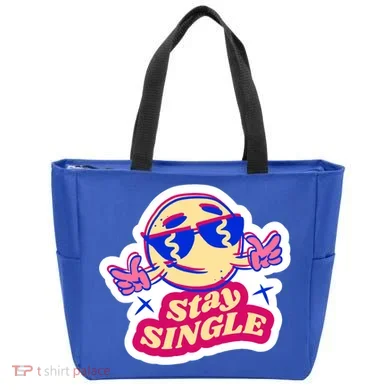 Stay Single Smiley Tote Bag