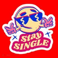 Stay Single Smiley Santa Hat thumb 1