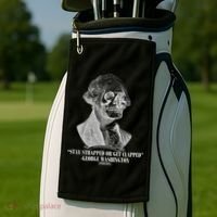 Stay Strapped or Get Clapped Golf Towel thumb 2