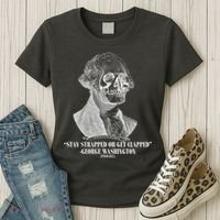 Stay Strapped or Get Clapped Women's T-Shirt thumb 3