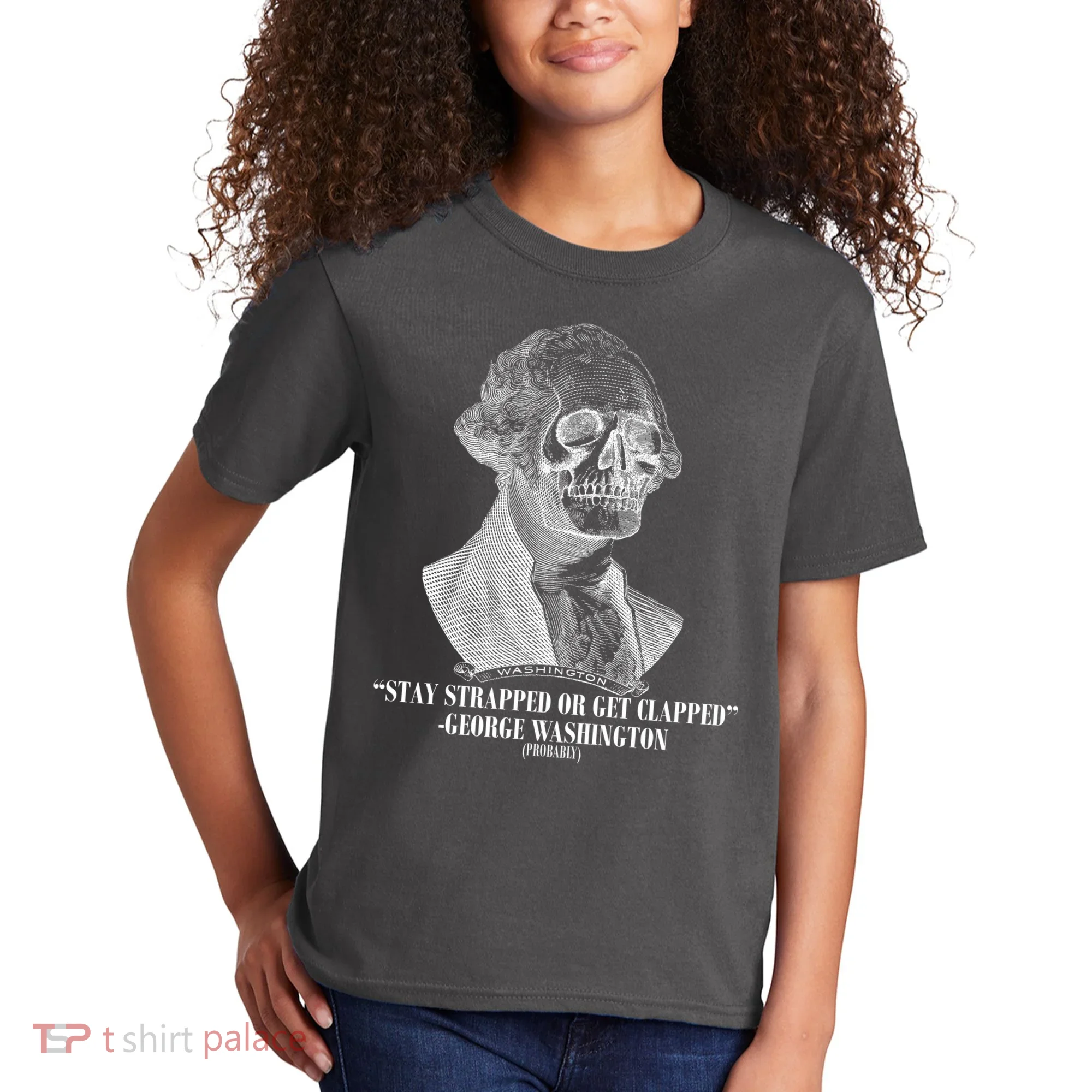 Stay Strapped or Get Clapped Kids T-Shirt