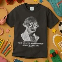 Stay Strapped or Get Clapped Kids T-Shirt thumb 3
