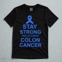Stay Strong And Let's Beat Colon Cancer T-Shirt thumb 5