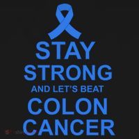 Stay Strong And Let's Beat Colon Cancer Coaster thumb 2