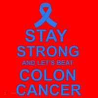 Stay Strong And Let's Beat Colon Cancer Santa Hat thumb 1