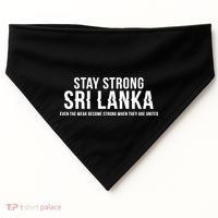 Stay Strong Sri Lanka USA-Made Doggie Bandana thumb 0