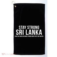 Stay Strong Sri Lanka Golf Towel thumb 0
