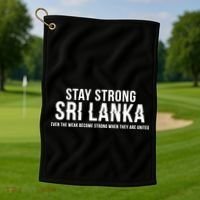 Stay Strong Sri Lanka Golf Towel thumb 1
