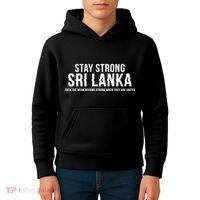 Stay Strong Sri Lanka Kids Hoodie thumb 4