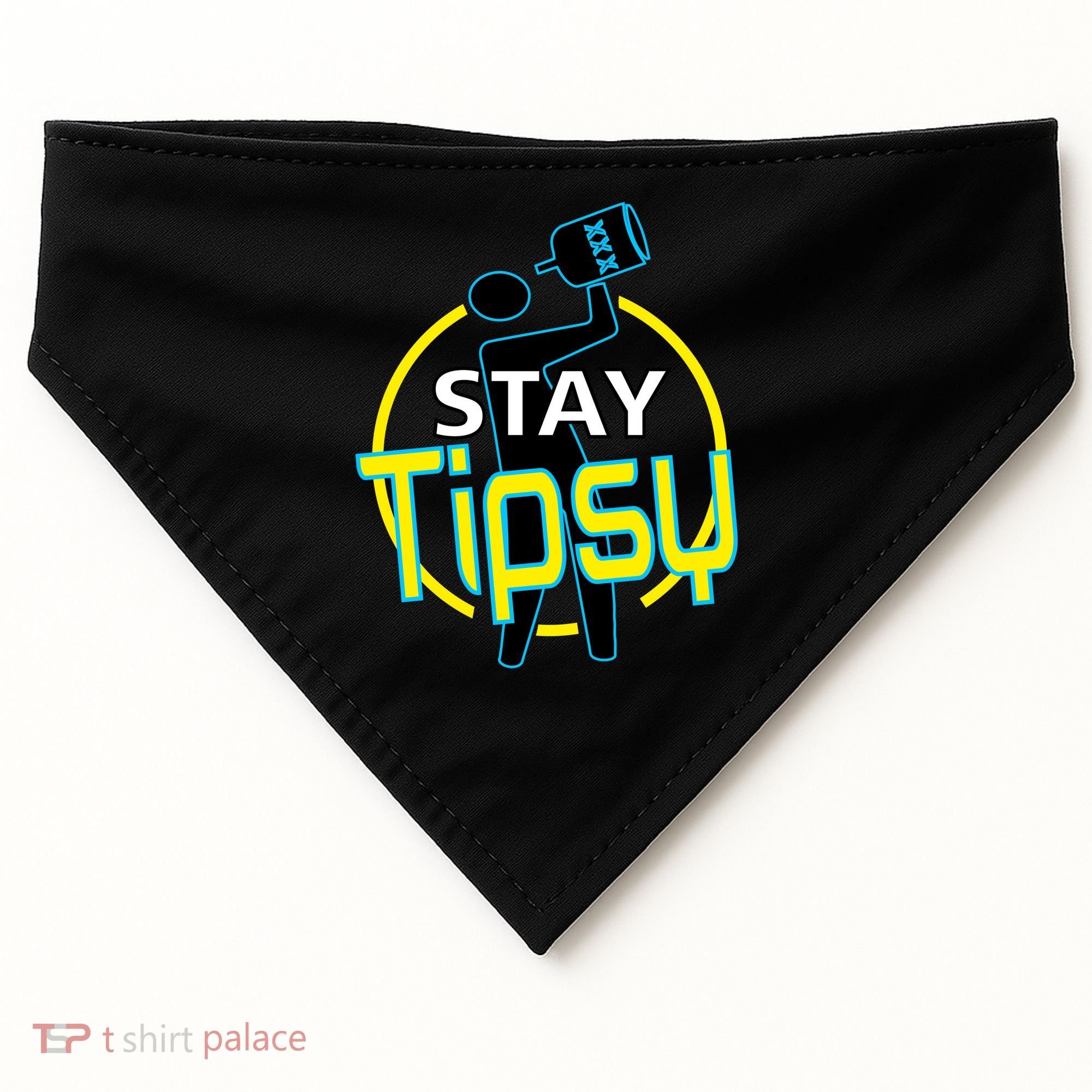 Stay Tipsy USA-Made Doggie Bandana