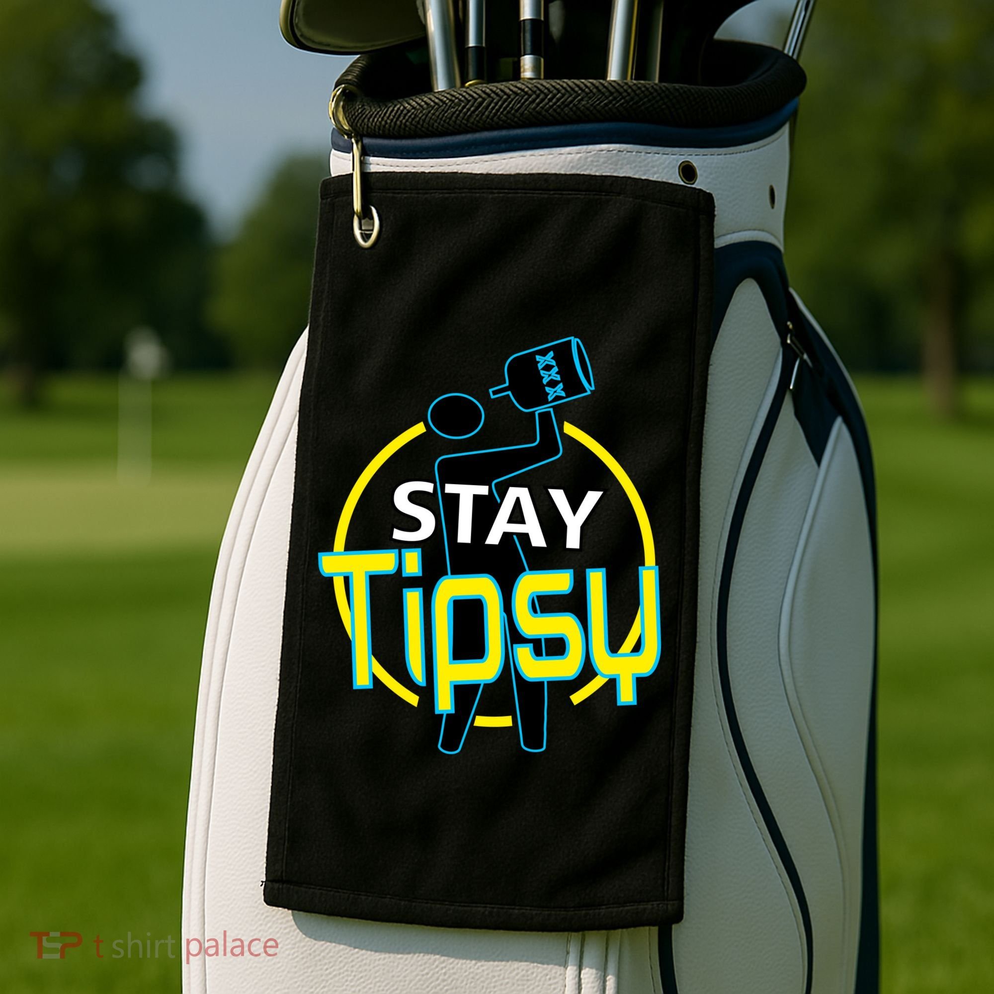 Stay Tipsy Golf Towel