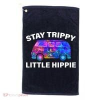 Stay Trippy Little Hippie Golf Towel thumb 0