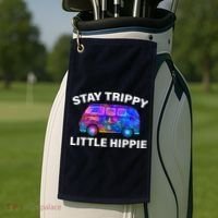 Stay Trippy Little Hippie Golf Towel thumb 2