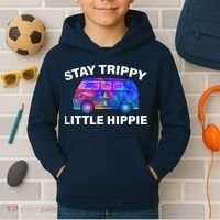 Stay Trippy Little Hippie Kids Hoodie thumb 2