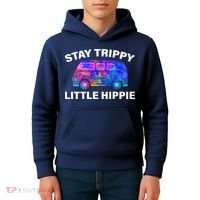 Stay Trippy Little Hippie Kids Hoodie thumb 4
