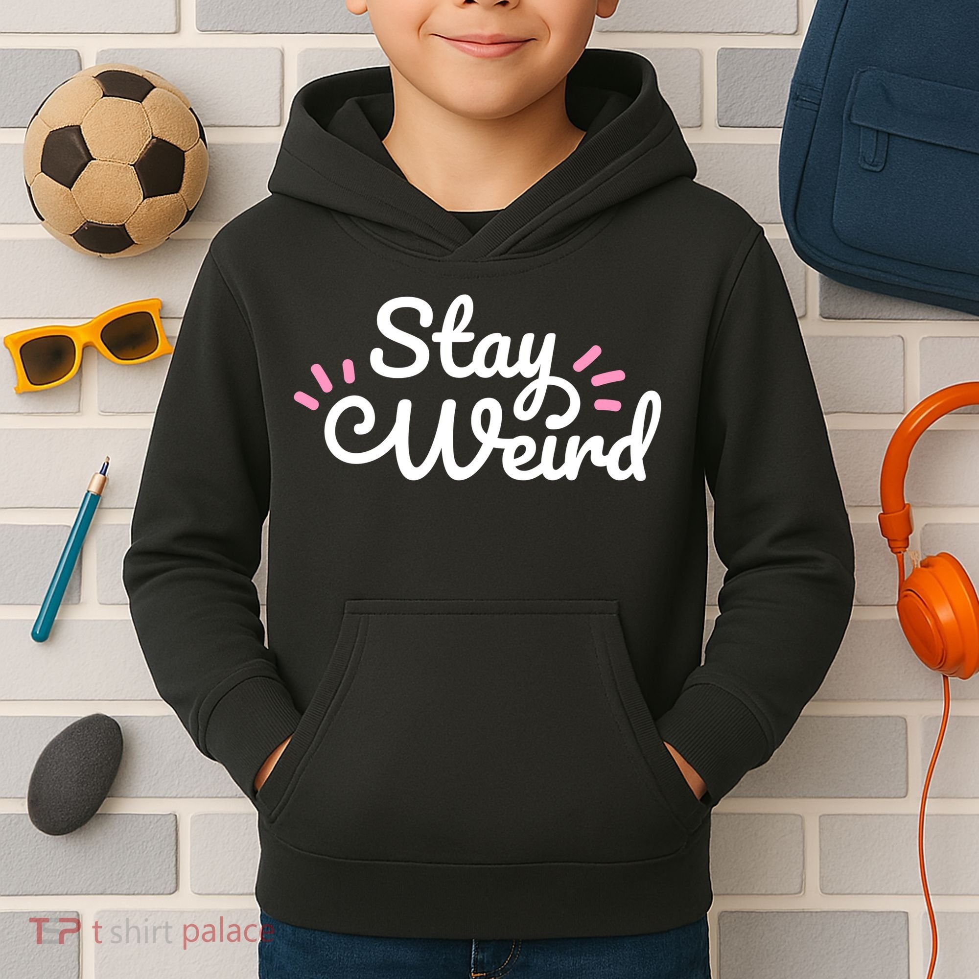 Stay Weird Kids Hoodie