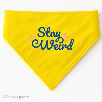 Stay Weird USA-Made Doggie Bandana