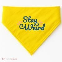 Stay Weird USA-Made Doggie Bandana thumb 0