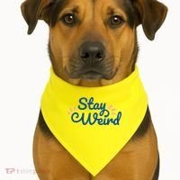Stay Weird USA-Made Doggie Bandana thumb 1