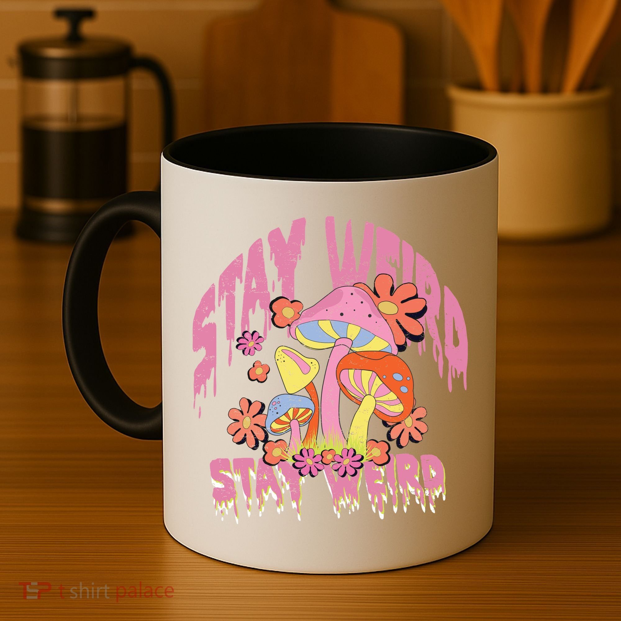 Stay Weird Mushrooms Coffee Mug