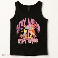 Stay Weird Mushrooms Tank Top thumb 2