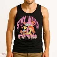 Stay Weird Mushrooms Tank Top thumb 3