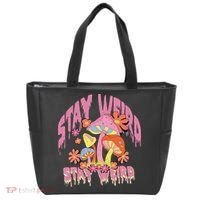 Stay Weird Mushrooms Tote Bag thumb 0
