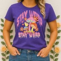 Stay Weird Mushrooms Women's T-Shirt thumb 2