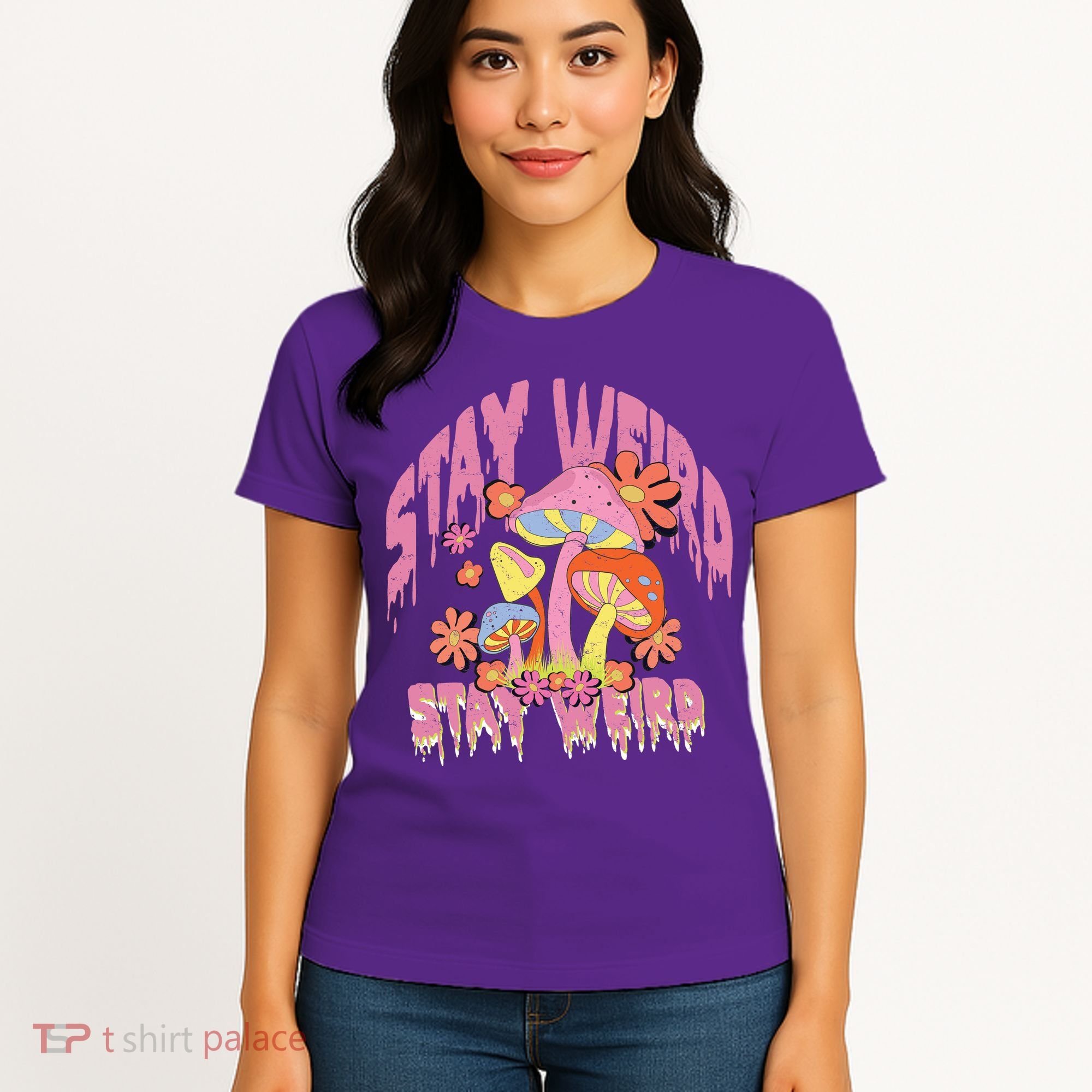 Stay Weird Mushrooms Women's T-Shirt