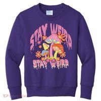 Stay Weird Mushrooms Kids Sweatshirt thumb 0