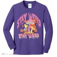 Stay Weird Mushrooms Kids Long Sleeve Shirt thumb 0