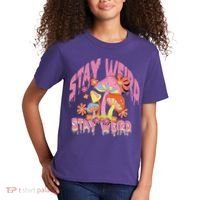 Stay Weird Mushrooms Kids T-Shirt thumb 2