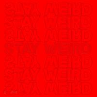 Stay Weird Text Pattern Santa Hat thumb 1