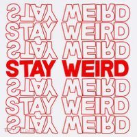Stay Weird Text Pattern Baby Bodysuit thumb 2