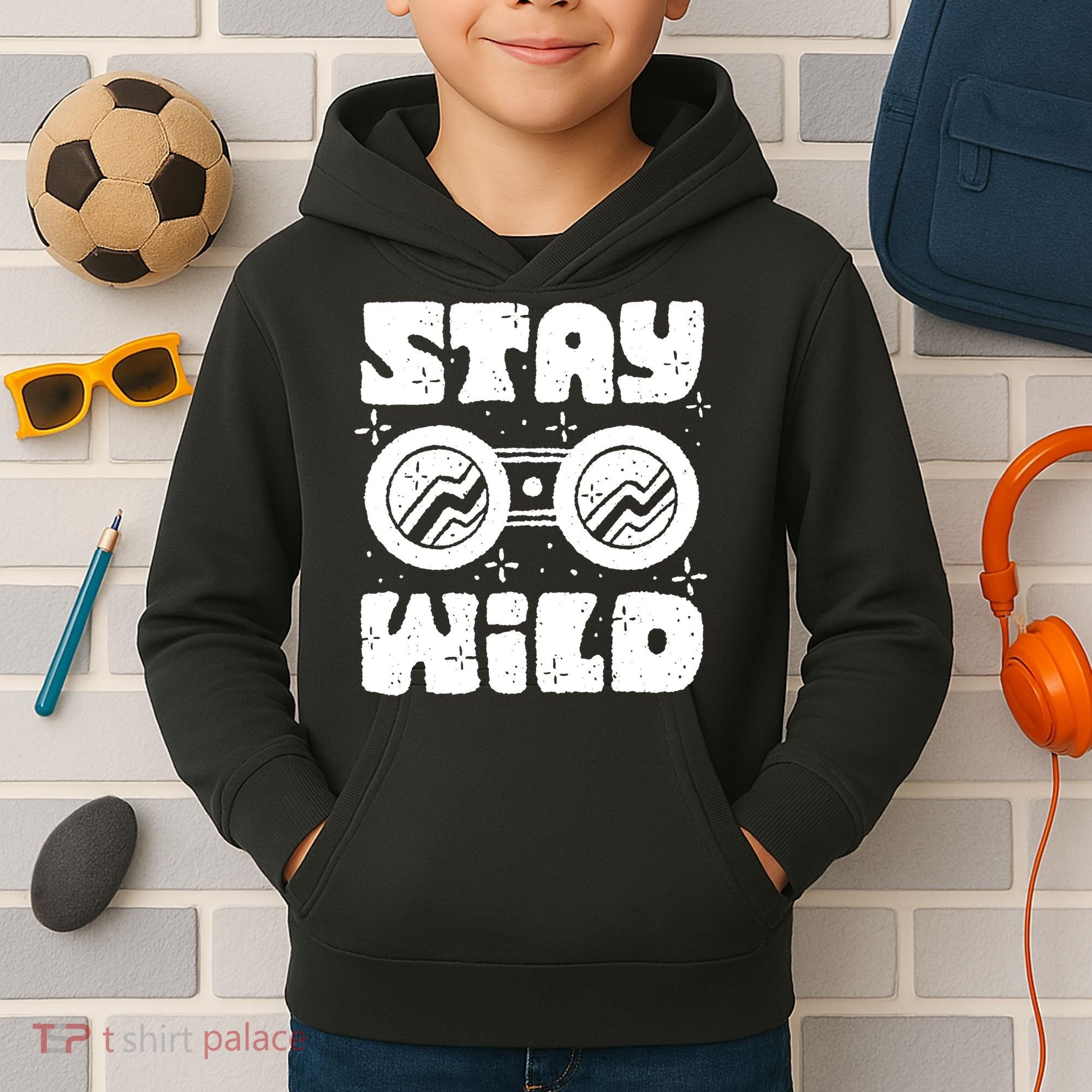Stay Wild Kids Hoodie