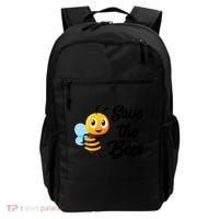 Save The Bees Funny Cute Bee Funny Gift Earth Day Save Our Planet Gift Backpack thumb 0
