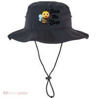 Save The Bees Funny Cute Bee Funny Gift Earth Day Save Our Planet Gift Bucket Hat thumb 0