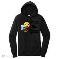 Save The Bees Funny Cute Bee Funny Gift Earth Day Save Our Planet Gift Women's Hoodie thumb 0