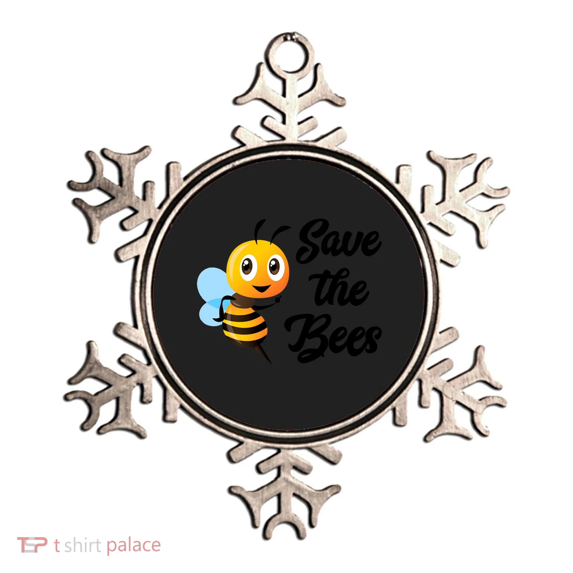 Save The Bees Funny Cute Bee Funny Gift Earth Day Save Our Planet Gift Ornament