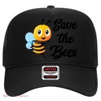 Save The Bees Funny Cute Bee Funny Gift Earth Day Save Our Planet Gift Hat thumb 0