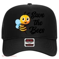 Save The Bees Funny Cute Bee Funny Gift Earth Day Save Our Planet Gift Hat thumb 0