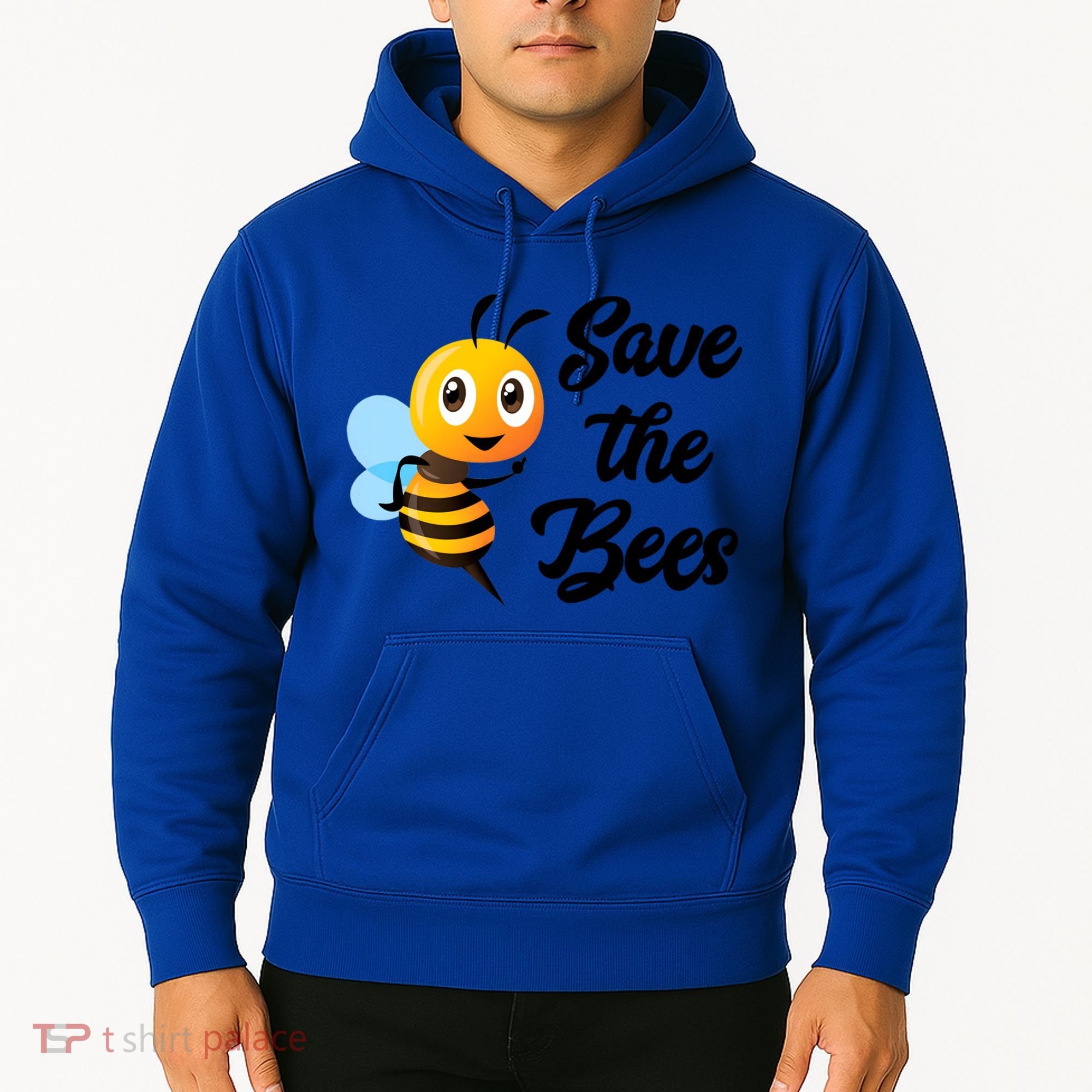 Save The Bees Funny Cute Bee Funny Gift Earth Day Save Our Planet Gift Hoodie