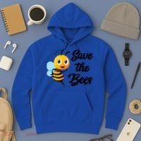 Save The Bees Funny Cute Bee Funny Gift Earth Day Save Our Planet Gift Hoodie thumb 3