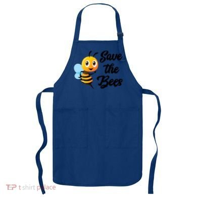 Save The Bees Funny Cute Bee Funny Gift Earth Day Save Our Planet Gift Apron