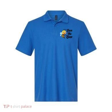 Save The Bees Funny Cute Bee Funny Gift Earth Day Save Our Planet Gift Polo