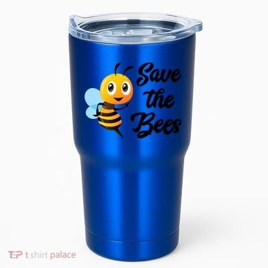 Save The Bees Funny Cute Bee Funny Gift Earth Day Save Our Planet Gift Tumbler